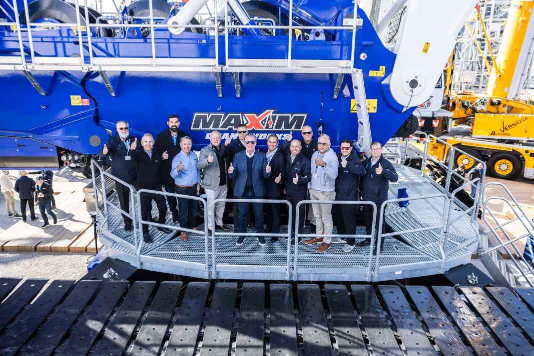 Maxim Crane Works Orders First Tadano CC 78.1250-1 Lattice Boom Crawler Crane