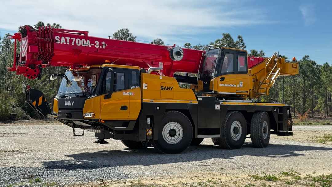 All State Crane & Rigging Takes Delivery of First SANY All-Terrain Crane in North America