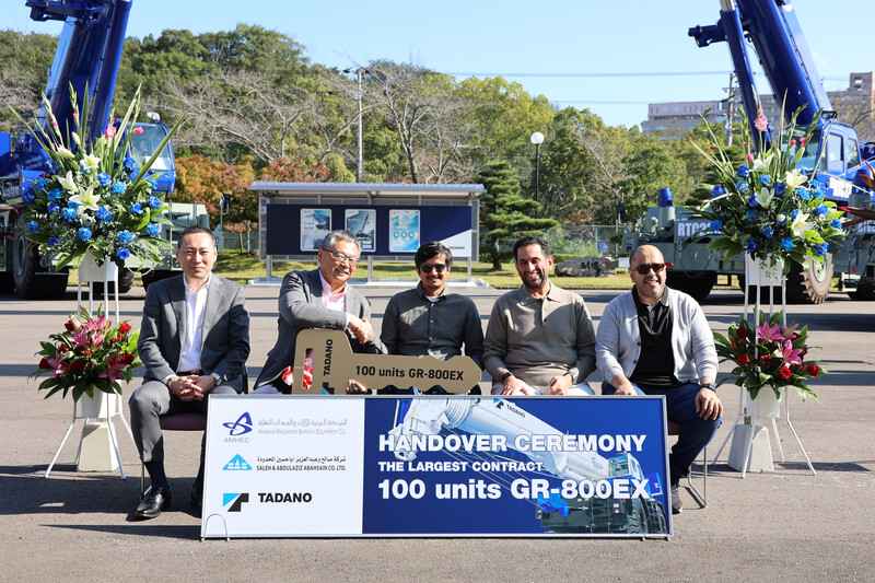 AMHEC Places Historic Order for 100 Tadano GR Cranes