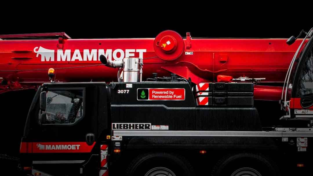 Mammoet Expands HVO Fuel Use in Canada
