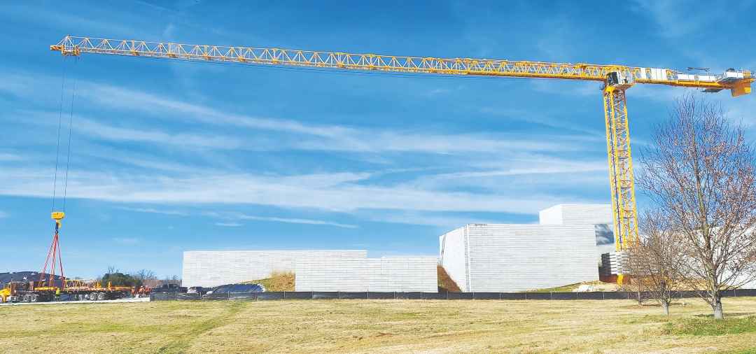 Potain MDT 809 Tower Cranes Anchor D.C. Projects